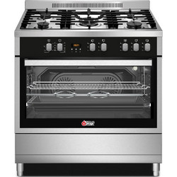 Thermogatz TGS PRO 2030 IX Ηλεκτρική Κουζίνα 98lt με Εστίες Υγραερίου Π89.8εκ, A, Inox (04.401.698)