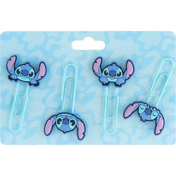 Σετ 4 Συνδετήρες DISNEY Lilo & Stitch Tropical