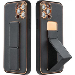 Θήκη Κινητού Forcell Leather Kickstand for Samsung Galaxy A05S TPU Black