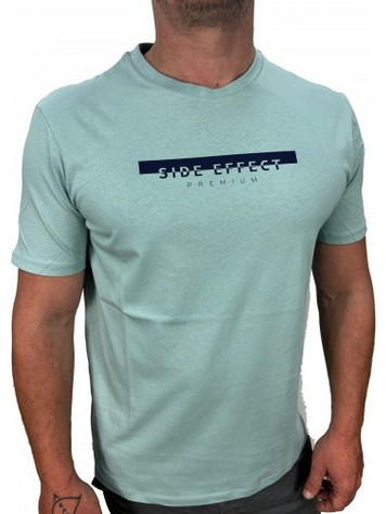 Side Effect R-S4242-XP-06 Ανδρικό T-Shirt σε Σιέλ - Μέντα χρώμα