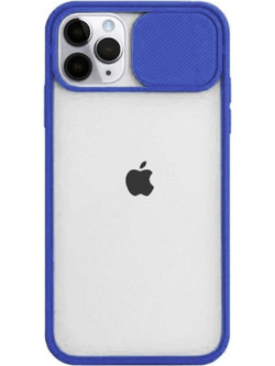 Θήκη Frosted Back Πλάτης Σιλικόνης για iPhone 11 Pro Σκούρο Μπλε