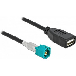 DeLOCK Datenkabel HSD Z USB HSD Z (M) bis USB (M) 2 m