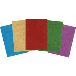 ΧΑΡΤΟΝΙ ΑΦΡΩΔΕΣ Α4 GLITTER ΑΣΣΟΡΤΙ 5 ΤΕΜΑΧΙΑ
