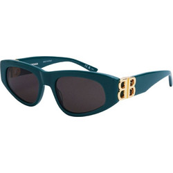 Balenciaga BB0095S 005 Γυναικεία Γυαλιά Ηλίου Cat Eye Κοκάλινα Πράσινα με Μαύρο Polarized Φακό