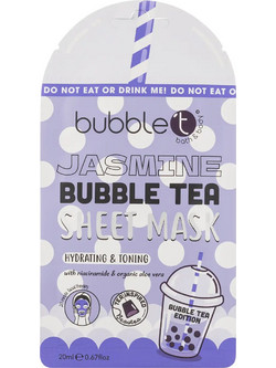 Bubble T Cosmetics Jasme Aloe Vera & Niacamide Face Sheet Μάσκα Προσώπου για Ενυδάτωση με Αλόη 1τμχ
