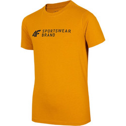 4F Παιδικό T-Shirt Κοντομάνικο Πορτοκαλί HJZ22-JTSM003-71S