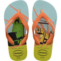 Havaianas Minecraft Παιδικές Σαγιονάρες για Αγόρι Πορτοκαλί 4145125-2641
