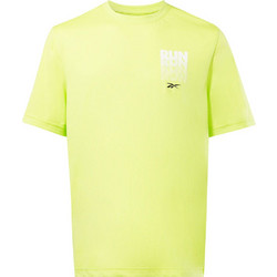 Reebok Run Graphic SS Tee Ανδρικό Αθλητικό T-Shirt Lime IL2124