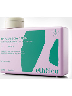 Etheleo Natural Monoi Ενυδατική Κρέμα Σώματος 250ml