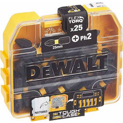 DeWalt Σετ Μύτες PH2 25τμχ No2x25mm (DT70555T)