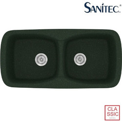 Sanitec Classic 319 Επικαθήμενος Νεροχύτης Γρανίτη Ματ Granite Green 93x51cm