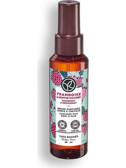 Yves Rocher Energizing Raspberry Peppermint Hair & Body Mist 100ml