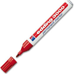 Edding 3000 Permanent Marker Red (4-3000002) (EDD4-3000002)