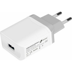 Leotec Φορτιστής Χωρίς Καλώδιο με Θύρα USB-A 18W White 8436539086796