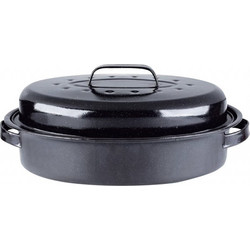 Homestyle Γάστρα Οβάλ με Σχάρα 42x32cm JM-C03