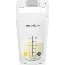 Medela Σακουλάκια Αποθήκευσης Μητρικού Γάλακτος 180ml 25τμχ