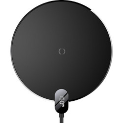 Baseus Inductive Digital LED Ασύρματος Φορτιστής Qi Pad 15W Black