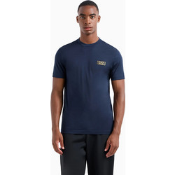 EA7 ARMANI T-SHIRT ΜΠΛΟΥΖΑ ΑΝΔΡΙΚΗ C NECK - ΜΠΛΕ - 7M000021AF10170