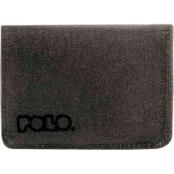 POLO ΠΟΡΤΟΦΟΛΙ RFID SMALL ΜΑΥΡΟ ΓΚΡΙ 9-38-013-00