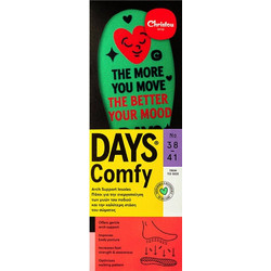 Christou Days Move Your Mood Green Ανατομικοί Πάτοι Παπουτσιών