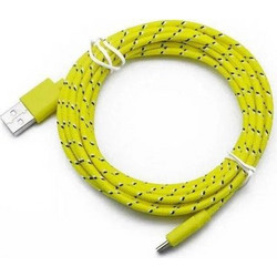 Micro USB Cable 1m (Yellow)