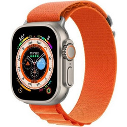 Devia Sport5 Deluxe Λουράκι Υφασμάτινο Orange (Apple Watch 42 / 44 / 45mm)