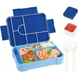 MagicBox Lunchbox Παιδικό Δοχείο Φαγητού Navy Μπλε
