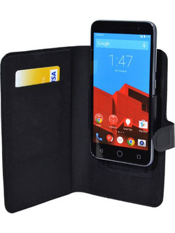 Θήκη Book Ancus Grab Series Universal για Smartphone έως 6.0" Μαύρη