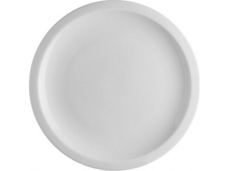 Lukanda Πιάτα Ρηχά Πορσελάνης Slim SLW-FP-20.5 Λευκό 6τμχ