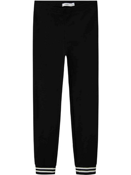 Παιδικό κολάν για κορίτσι, μαύρο, Regular Fit, 100% βαμβάκι
