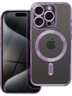 iS TPU MAG ELECTRO IPHONE 15 PRO trans purple backcover
