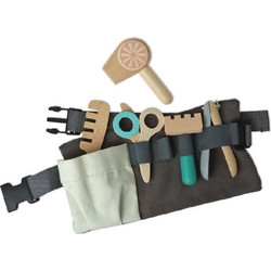 Kiokids Ξύλινο Παιχνίδι Σετ Κομμωτικής με Zώνη 32x22cm 3131