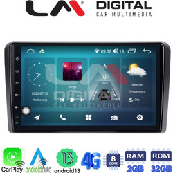 LM Digital ZR8049 Ηχοσύστημα Αυτοκινήτου με Οθόνη Αφής USB Bluetooth & GPS
