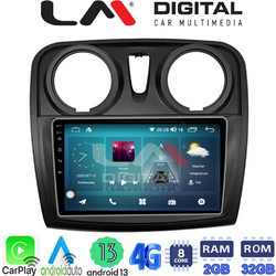 LM Digital ZR8457 Ηχοσύστημα Αυτοκινήτου με Οθόνη Αφής USB Bluetooth & GPS