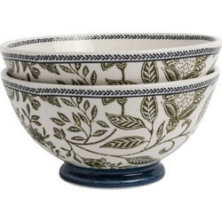 Σετ 2 μπολ δημητριακών 15,5χ8 εκ. stoneware Laure Aslhey Hedingham 184188