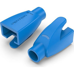 VENTION RJ45 Strain Relief Boots Blue PVC Type 100-Pack
