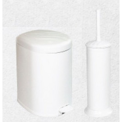 Σετ Χαρτοδοχεία 6 Λίτρων Soft-Close Με Πιγκάλ Technoset 800-045-046 Λευκό