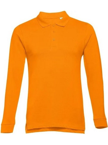 TH Μπλούζα Polo Bern με Μακρύ Μανίκι 38-8108C - 3XL Πορτοκαλί