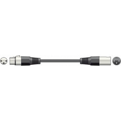 Qtx 190.081UK Καλώδιο σύνδεσης XLR θηλυκό - XLR αρσενικό 3.0m (Τεμάχιο)