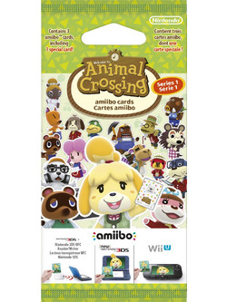 Animal Crossing Happy Home Designer amiibo Card Pack Series 1 Nintendo 3DS