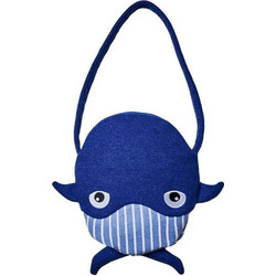 Chic mic τσάντα παιδική τεχνητή τσόχα whale