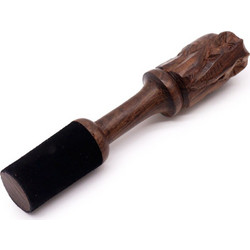 Ξύλινο ραβδί για Singing Bowl με Σκαλισμένο Σχέδιο Ελέφαντα 14Χ2,5cm