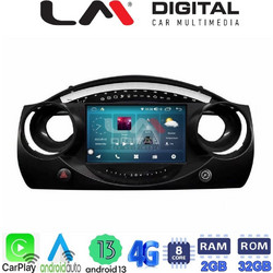 LM Digital ZR8832 Ηχοσύστημα Αυτοκινήτου με Οθόνη Αφής USB Bluetooth & GPS