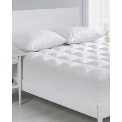 Microsilk Ανάγλυφο Ανώστρωμα Bodas Super Υπέρδιπλη (180x200+5cm) Άσπρο