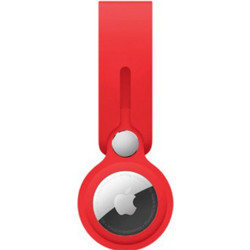 Silicone Slide Keychain Loop Case Apple Airtag - Κόκκινο