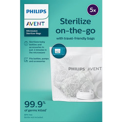 Philips Avent Steriliser bags SCF297/05 σακούλες αποστείρωσης για φούρνο μικροκυμάτων 5 τμχ