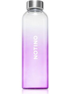 Notino Sport Collection Glass water bottle γυάλινο μπουκάλι νερού Purple 1 τμχ
