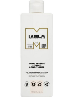 Label.m Cool Blonde Toning Conditioner για Προστασία Χρώματος & Επανόρθωση για Βαμμένα Μαλλιά 300ml