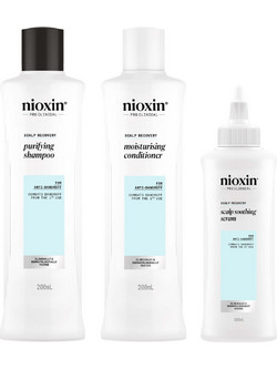 Nioxin Scalp Recovery No1 Kit Σετ Σαμπουάν Λοσιόν Conditioner κατά της Τριχόπτωσης 2x200ml + 100ml