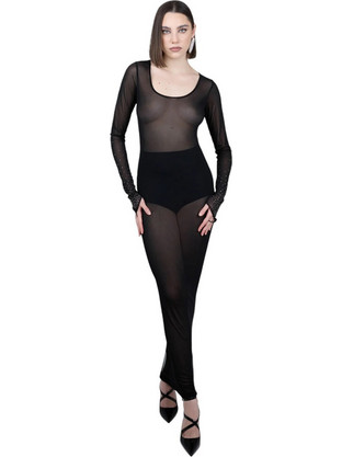 TWENTY FOUR Ecate Φόρεμα Μαύρο F24ECATE-NERO